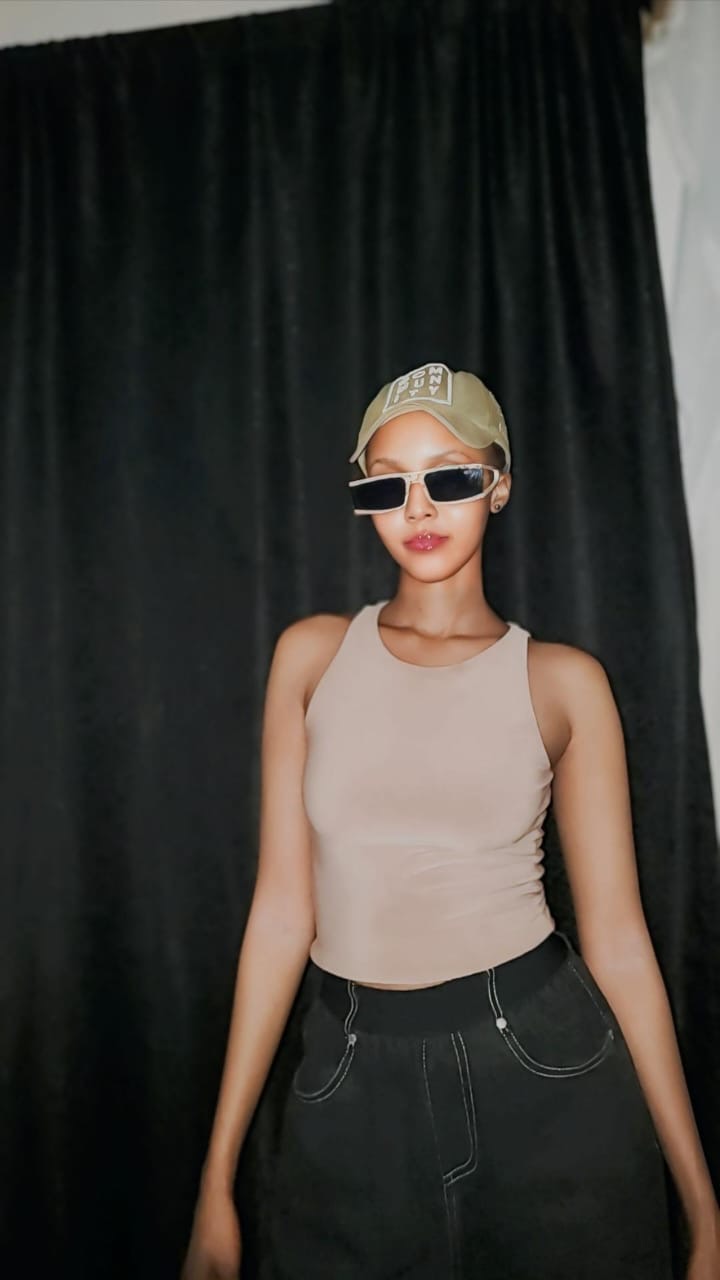 Customer wearing WAYA