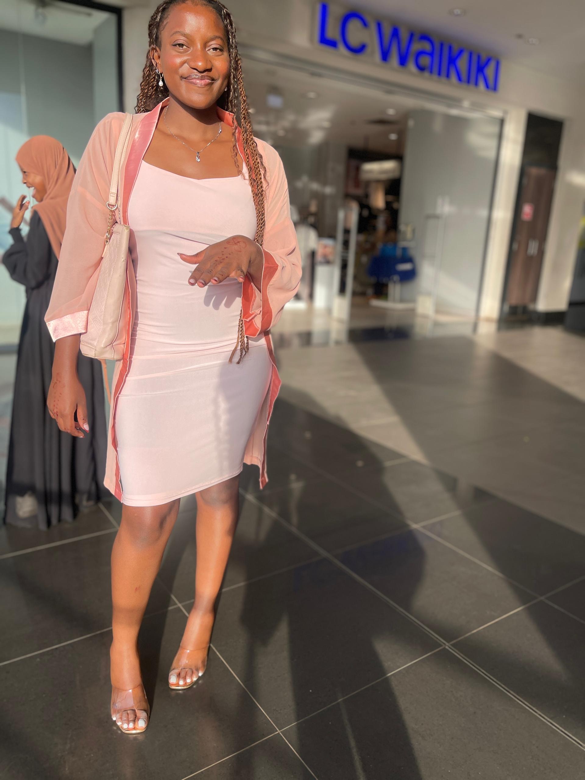 Customer wearing WAYA