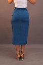 Office Skirt With Slit