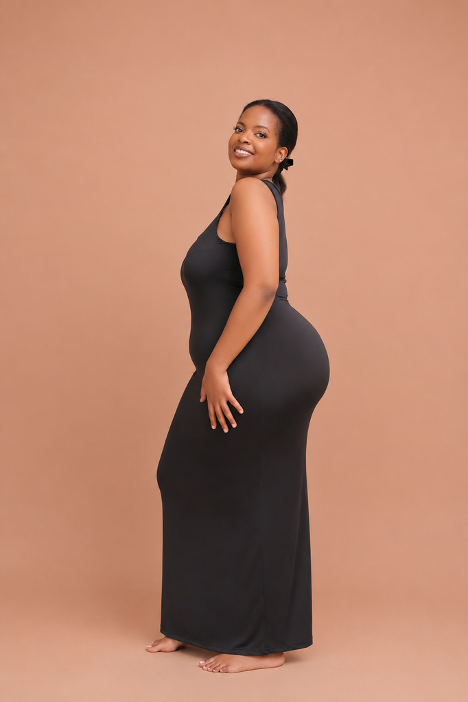 Skin Lowneck Maxi Dress