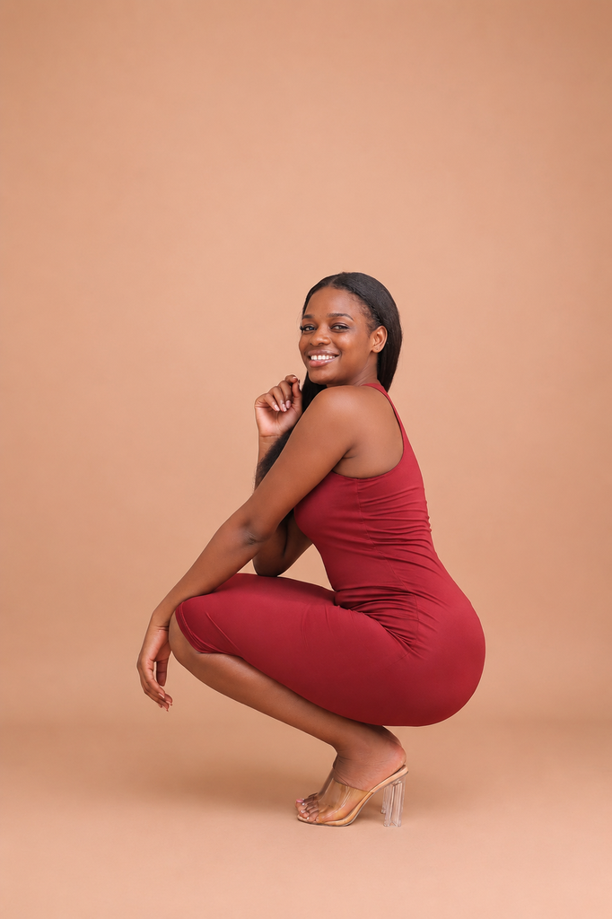 Skin Midi Dress