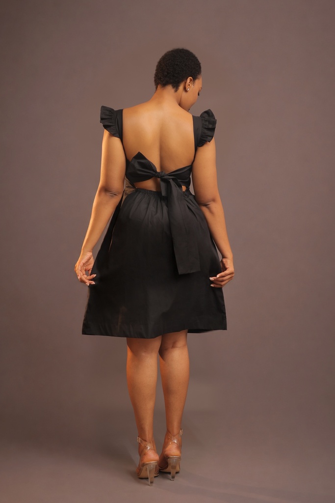 Solana Open-Back Short Dress