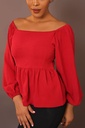 Puffy Sleeve Blouse