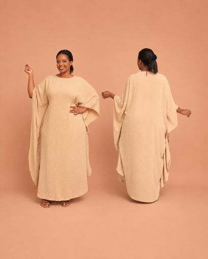Flow Kaftan — Beige