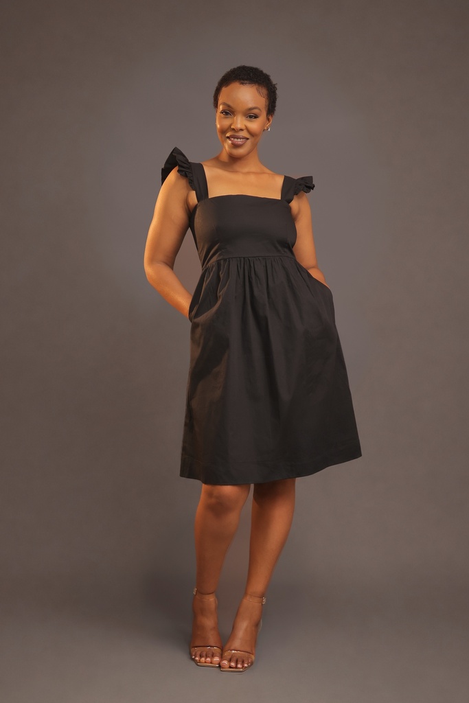 Solana Open-Back Short Dress