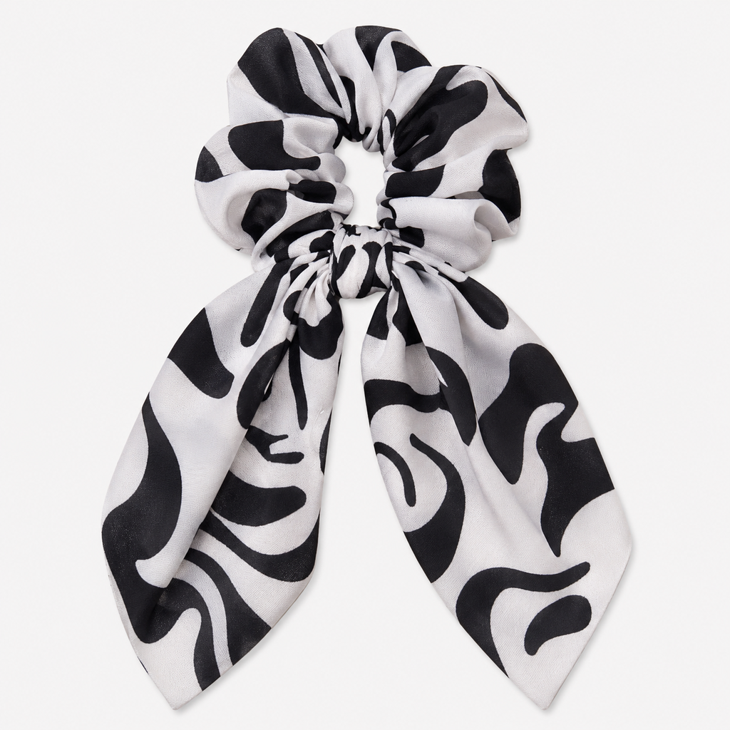 Patterned Bow Scrunchie