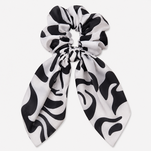 Patterned Bow Scrunchie