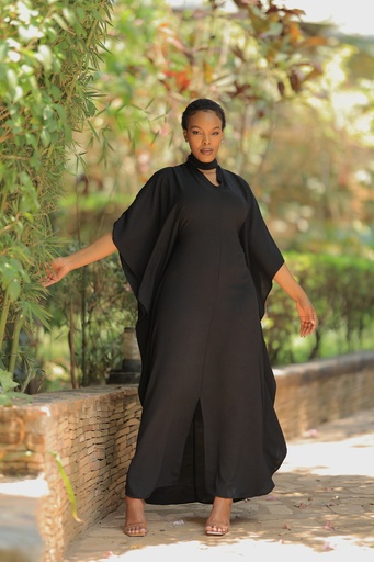 Sway Flame Kaftan — Mustard